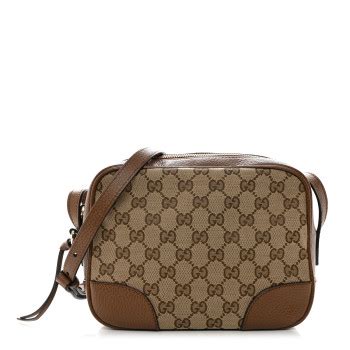 bree messanger gucci bag|GUCCI Monogram Mini Bree Messenger Bag Beige Tabacco.